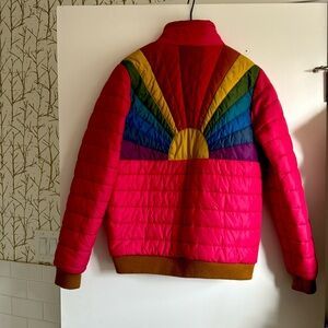 Aviator Nation pink starburst jacket-women’s size Large fits size 8/10